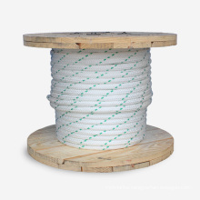 2 inch nylon yacht dinghy boat Polyester double braided marine rope for Anchoring Docking and Towing